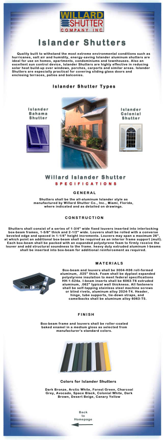 Islander Louvered shutters by Willard Shutter Co., Inc. Islander Louvered shutters by Willard Shutter Co., Inc.