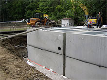 Site works at Lakeshore - Drive Waste Water Treatment Plant