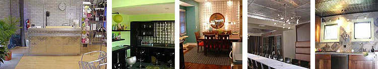 The same metal ceiling panels seen in stores and restaurants across the nation are now available for your home or office
