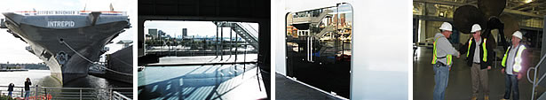 Avanti Glass On The Heart of NYC - The Intrepid