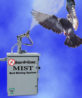 Introducing Bird-B-Gone Mist: programmable misting unit for deterring birds Introducing Bird-B-Gone Mist: programmable misting unit for deterring birds
