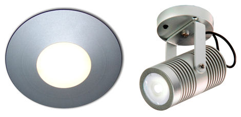 Eyeleds� SpaceEYE (left) and BeamEYE (right)