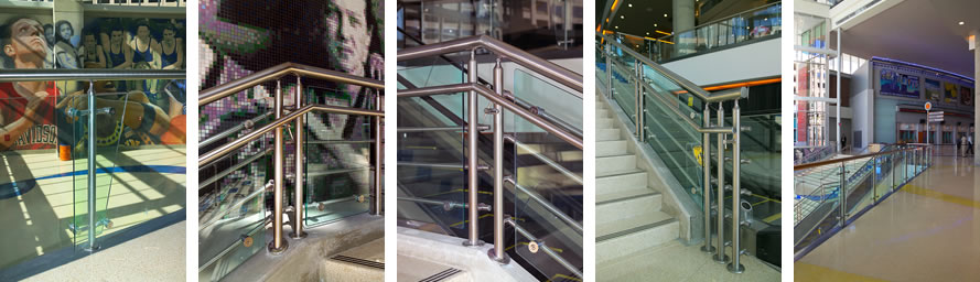 Featured Stainless railing project: Time Warner Cable Arena