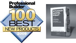 Stucco Level Coat named to the Professional Builder Magazine 100 Best New Products List