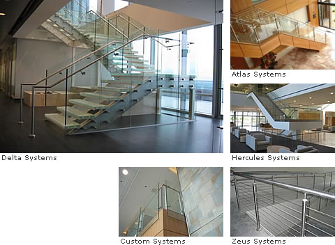 Delta glass railings systems by J.M. Gruca Delta glass railings systems by J.M. Gruca