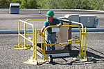 Roof hatch safety starts with Railguard 200