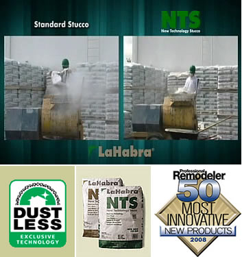 I was able to work on the wall for a longer period of time using less water. <br />The dust from NTS was minimal which made it easy to keep off of the neighbors house and cars. <br />It was cold and windy but NTS still performed!<br /> Scott Marcy, Captain Artisan Standard