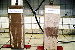 Effective concrete crack sealing test at Concremat in Brazil