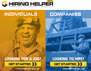 HiringHelper Launches Employee Matching Site for the Construction Industry