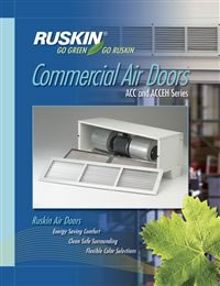 Go Green with Ruskin Air Doors Go Green with Ruskin Air Doors