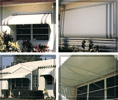 Aluminum awnings Aluminum awnings