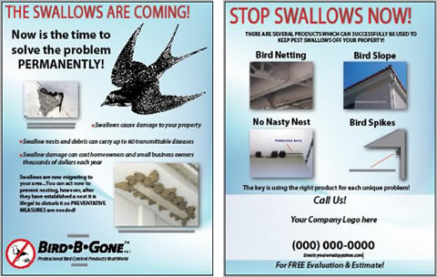Bird-B-Gone is Offering Free Customized Sell Sheets! Bird-B-Gone is Offering Free Customized Sell Sheets!