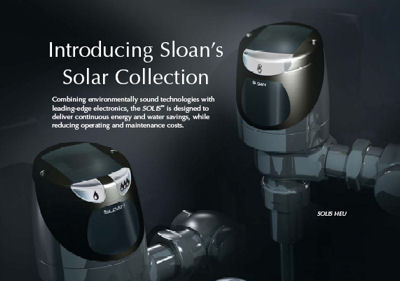 Faucet Companies on Solar Powered Faucets   Flushometers From Sloan Valve Company