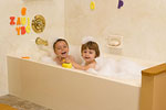 Acrylic, Swanstone Tile Shower and Bathtub Wall Surround From Bath Doctor