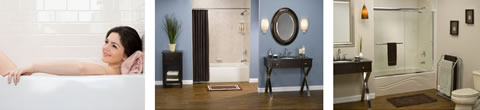 Bathtub liner, shower liner, conversion and wall surround installation Bathtub liner, shower liner, conversion and wall surround installation