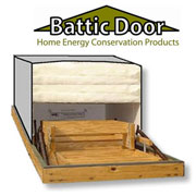 Battic Door Featured Product: R-50 Attic Stairs Insulator Cover