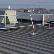 BlueWater Manufacturing Featured Product: Standing Seam Metal Roof Guardrail
