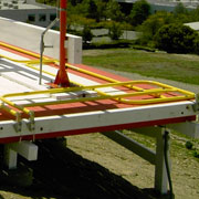 BlueWater, the original creators of the collapsible rooftop guardrail, Stealthrail