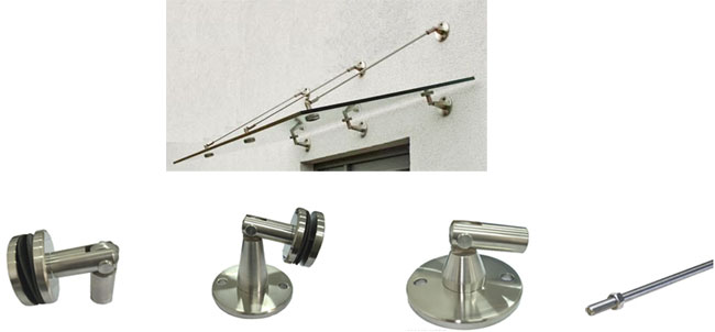 Canopy System From Modular Handrail Designs