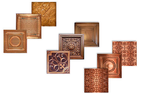 Copper Ceiling Tiles