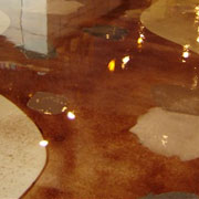 Decorative Concrete + Epoxy Coating= Tough And Beautiful Floor From Elite Crete