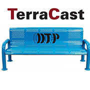 Deluxe Multi-Color Personalized Benches from TerraCast Products