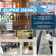 Free Super-Krete Demo at Quest Building Materials!