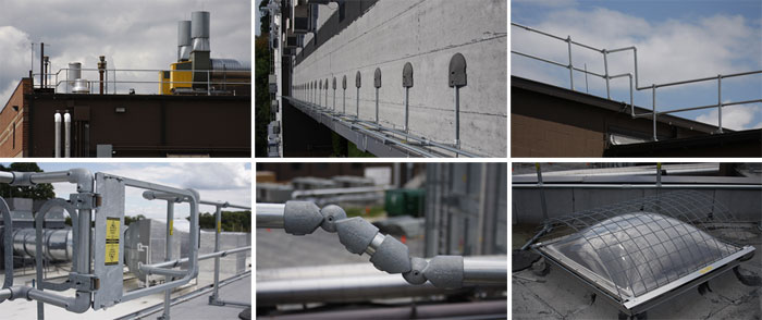 KeeGuard Roof Railing Installed in PA from Simplified Safety Inc.