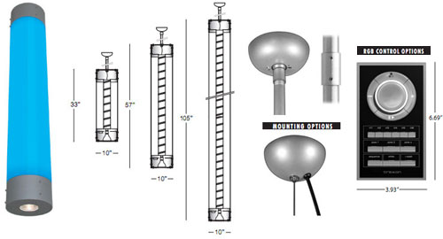 New from Delray Lighting: Big Light 6300 LED Cylinder with Downlight New from Delray Lighting: Big Light 6300 LED Cylinder with Downlight