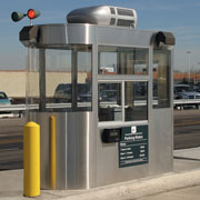 Parking Booth with Security Systems