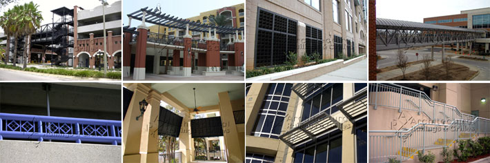 Parking Structures: Aluminum Railings, Grilles, Vents and Louvers by Architectural Railings & Grilles, Inc. Parking Structures: Aluminum Railings, Grilles, Vents and Louvers by Architectural Railings & Grilles, Inc.