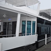Products From Columbus Glass Block Used On A Luxury Houseboat