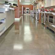 Project From Duraamen: Polished Concrete Flooring In An Appliance Showroom