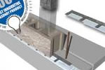 Protect single wythe concrete block walls