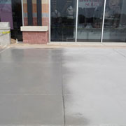 The Faster Way To Resurface And Renew A Concrete Sidewalk In A Shopping Mall