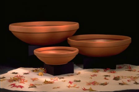The Low Bowl Planters From TerraCast The Low Bowl Planters From TerraCast