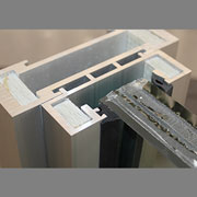 Thermally enhanced high-security ballistic door and window frame systems