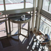 Uniquely Designed Chick-fil-A Welcomes Customers with a Boon Edam Revolving Door