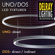 UNO/DOS Circular & Linear LED Fixtures