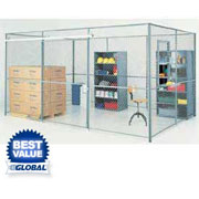 Wire Mesh Security Partitions & Components From Global Industrial