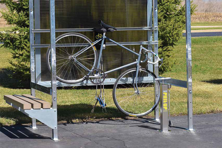Bicycle Repair Stations from Madrax Bike Racks Brochures on