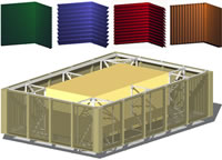 Equipment Screens Equipment Screens Louvered Sunshades Equipment Screens Equipment Screens Louvered Sunshades