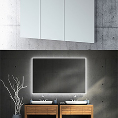 LED Lighted Bathroom Vanity Mirrors & Medicine Cabinets