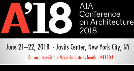 We hope to see you at the 2018 AIA Conference on Architecture!