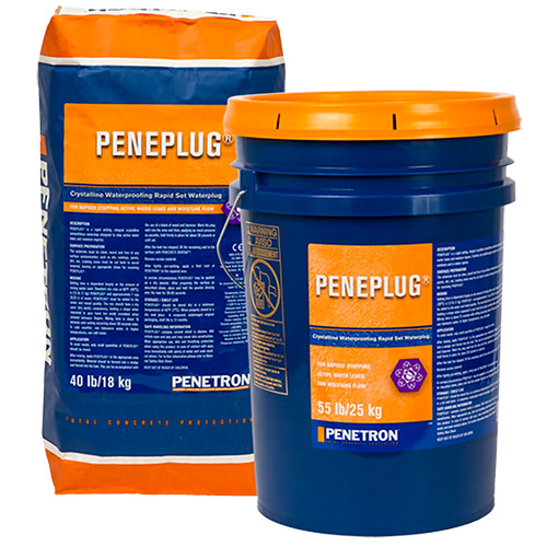 PENEPLUG Crystalline Waterproofing Rapid Setting Mortar