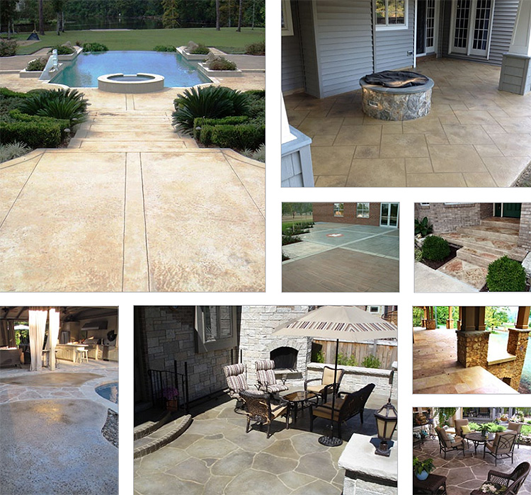 Exterior Decorative Concrete Finishes
