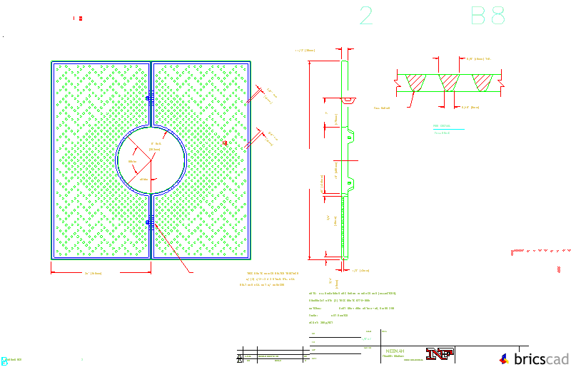 R-8770 Tree Grate 48 Square with 16 Dia. Tree Opening. AIA CAD Details--zipped into WinZip format files for faster downloading.