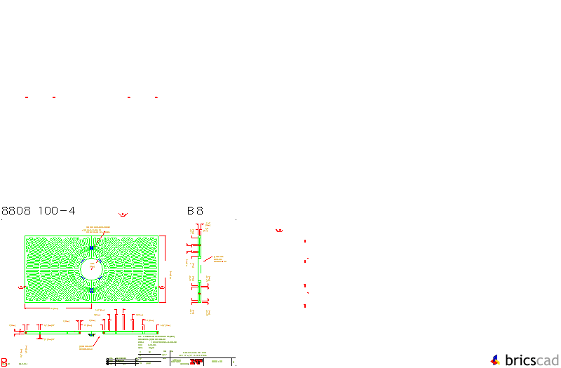 R-8808 Tree Grate 36 by 72 with variable Tree Opening. AIA CAD Details--zipped into WinZip format files for faster downloading.