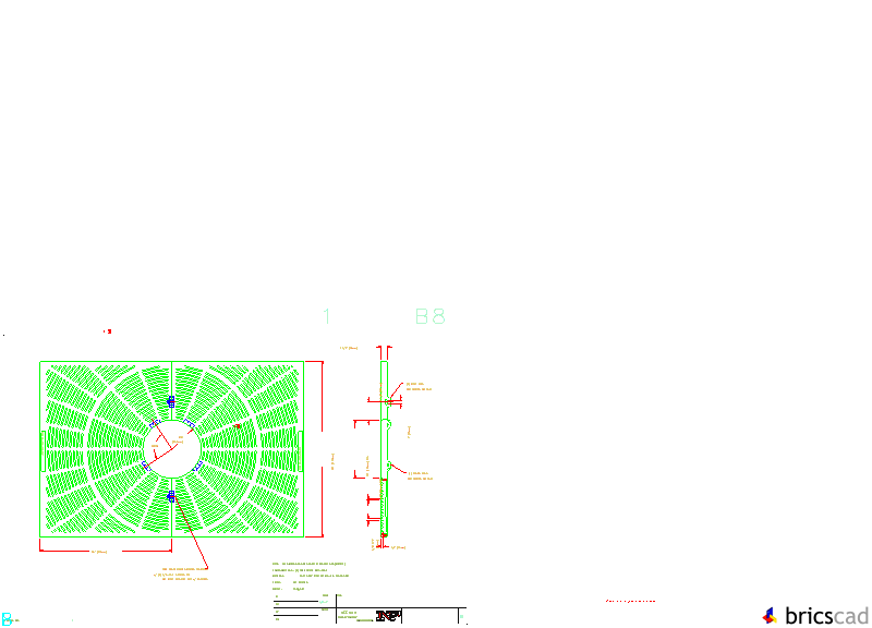 R-8811 Tree Grate 48 by 72 with 16 Dia. Tree Opening. AIA CAD Details--zipped into WinZip format files for faster downloading.