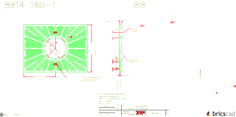 R-8814-A Tree Grate 36 by 48 with 16 Dia. Tree Opening. AIA CAD Details--zipped into WinZip format files for faster downloading.